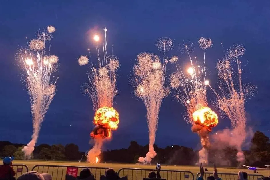 Firemonkey Pyro and Vivid Pyrotechnics fireworks display
